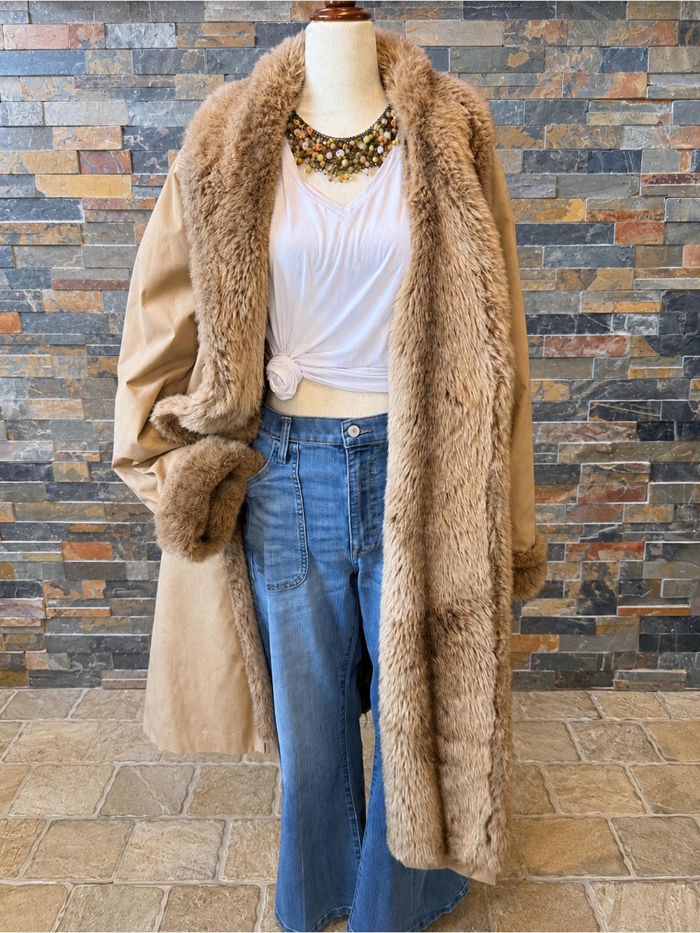 Vintage luxury “furlook” coat size 13/14 Forecaster of Boston